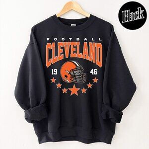 Cleveland Football Vintage Style Crewneck Sweatshirt For Fan 05